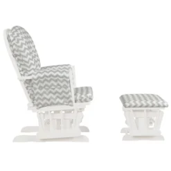 Tangkula Rocking Chair Baby Nursery Chair Glider With Ottoman &Storage Pocket -Homcom Furniture Shop GUEST a22393e4 b8c6 4334 b7a0 a604f7653a04