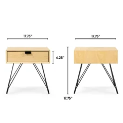 Newell Side Table Natural - Adore Decor -Homcom Furniture Shop GUEST a439221f 2aa9 4e19 80ae d03cc4a6cf52