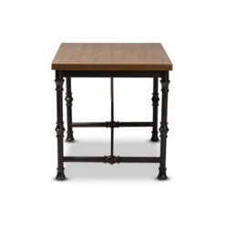 Baxton Studio Verdin Wood Finished Criss Cross Desk Bronze - BaxtonStudio 14 Baxton Studio Verdin Wood Finished Criss Cross Desk Bronze - BaxtonStudio -Homcom Furniture Shop GUEST a74e9333 0de2 4e04 b52f 16617706834f