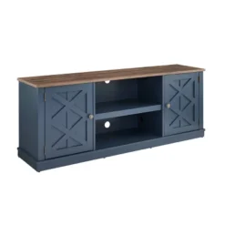 58" TV Stand For TVs Up To 65" Navy - Home Essentials 16 58" TV Stand For TVs Up To 65" Navy - Home Essentials -Homcom Furniture Shop GUEST a77795ab ef3b 4a2d 9c99 068063afc664