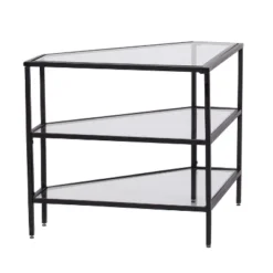 Conrad Metal/Glass Corner TV Stand For TVs Up To 32" Black - Aiden Lane 16 Conrad Metal/Glass Corner TV Stand For TVs Up To 32" Black - Aiden Lane -Homcom Furniture Shop GUEST a7eb2820 68cf 4237 aa2a fbed34149167