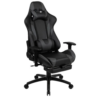 BlackArc Faux Leather Reclining Gaming Chair - Height Adjustable Pivot Arms, Pull-Out Footrest, Headrest & Lumbar Pillows 14 BlackArc Faux Leather Reclining Gaming Chair - Height Adjustable Pivot Arms, Pull-Out Footrest, Headrest & Lumbar Pillows - Image 12