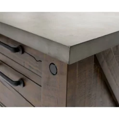 68" Jasper Double Pedestal Desk Brown - Martin Furniture -Homcom Furniture Shop GUEST ab37b1de 3782 4330 bc13 c847bb8abe42