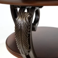 Telmin Traditional Side Table Brown Cherry - HOMES: Inside + Out -Homcom Furniture Shop GUEST ad142c0a 88fb 4b6d b6fc 29c6cb285211