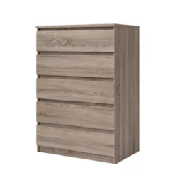 Wood Scottsdale 5 Drawer Chest In Truffle Gray-Tvilum 13 Wood Scottsdale 5 Drawer Chest In Truffle Gray-Tvilum -Homcom Furniture Shop GUEST ae2df9c6 585c 4895 acc8 d8105556b62e