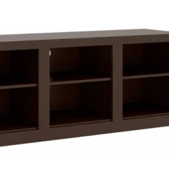 TV Stand For TVs Up To 59" Brown - The Urban Port -Homcom Furniture Shop GUEST b1119032 6baa 4d7d a73d a77726a24bca
