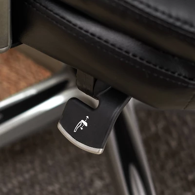 AIR Health & Wellness Managers Chair Black Leather - Serta 14 AIR Health & Wellness Managers Chair Black Leather - Serta - Image 12