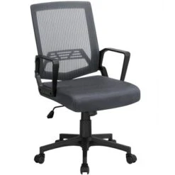 Yaheetech Adjustable Mid-Back Office Chair Computer Chair With Wheels -Homcom Furniture Shop GUEST b215c78a 3a59 4b33 b585 1e7f67b77c0b