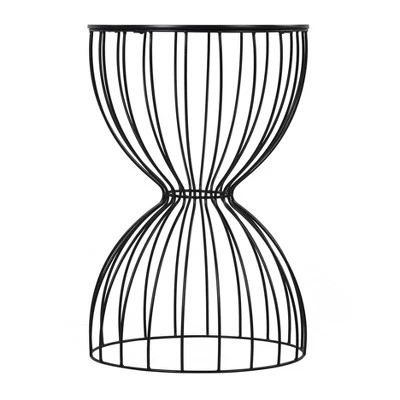 Cami Side Table Noir Black - Adore Decor 3 Cami Side Table Noir Black - Adore Decor