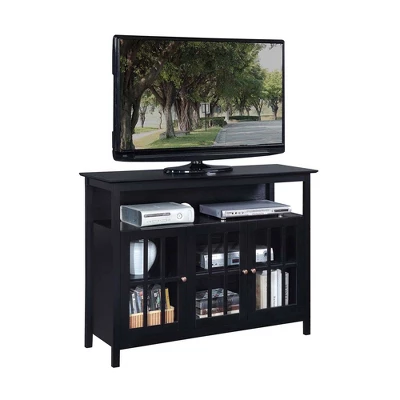 Big Sur Deluxe Storage Cabinets And Shelf TV Stand For TVs Up To 48" - Breighton Home 4 Big Sur Deluxe Storage Cabinets And Shelf TV Stand For TVs Up To 48" - Breighton Home - Image 2
