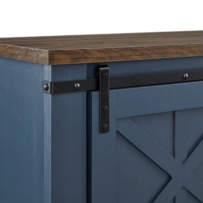 58" TV Stand For TVs Up To 65" Navy - Home Essentials 10 58" TV Stand For TVs Up To 65" Navy - Home Essentials - Image 8