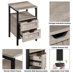 Yaheetech Wooden Bedside Table End Table With Open Shelf For Bedroom Living Room 11 Yaheetech Wooden Bedside Table End Table With Open Shelf For Bedroom Living Room -Homcom Furniture Shop GUEST b481ffde 78f5 47e8 96fd 44805e2120fc