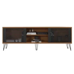 71" Arthur Wooden TV Stand For TVs Up To 71" With 2 Slatted Sliding Doors - The Urban Port -Homcom Furniture Shop GUEST b5eb893d f6d9 4f51 9160 b7333da2b952