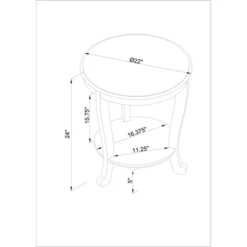 Dermott Side Table - Powell Company -Homcom Furniture Shop GUEST b637f78b 055d 4515 a820 3456feba59f3