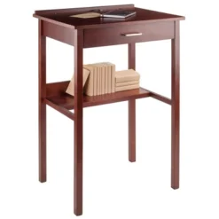 Ronald High Desk Walnut - Winsome -Homcom Furniture Shop GUEST b74b0f3c 3a36 40ec 8af1 69e1b9ca1ccd