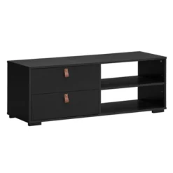 Costway TV Stand Entertainment Media Center Console For TV's Up To 55'' Walnut/Black -Homcom Furniture Shop GUEST b791ebeb c04b 484a af63 2f76d641e1f7