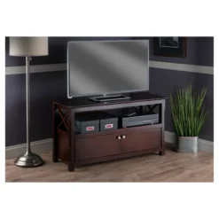 Xola TV Stand For TVs Up To 40" Dark Brown - Winsome -Homcom Furniture Shop GUEST b7a48ef0 3a33 4068 82d4 2701a900ca25