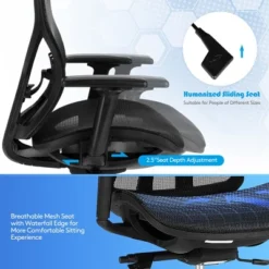 Costway Ergonomic Office Chair High-Back Mesh Chair W/Adjustable Lumbar Support -Homcom Furniture Shop GUEST b817c569 2f5b 423e 85ab 5ef25e5d89b3