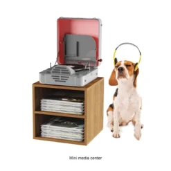 Hastings Home 2-Shelf Cube End Table, Brown 8 Hastings Home 2-Shelf Cube End Table, Brown -Homcom Furniture Shop GUEST baf41843 6089 41a4 87e1 0872f6987e40