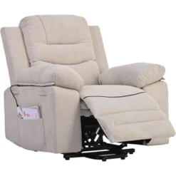 Electric Lift Recliner With Adjustable Massage, Heating Function, Infinity Positions And Side Pockets - ModernLuxe -Homcom Furniture Shop GUEST bc65eb08 6ed0 4b42 8931 ee986a47e309