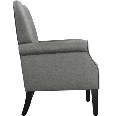 Yaheetech Fabrics Upholstered Accent Chair Arm Chair For Living Room 6 Yaheetech Fabrics Upholstered Accent Chair Arm Chair For Living Room - Image 4