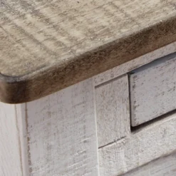 Adalane Side Table White/Gray - Signature Design By Ashley -Homcom Furniture Shop GUEST be58758f 590e 4897 b7b9 421b70040993