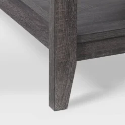Hollywood Side Table With Shelf Dark Gray - CorLiving 11 Hollywood Side Table With Shelf Dark Gray - CorLiving -Homcom Furniture Shop GUEST be8c5f1b 907e 43ae 941c 8b16b9b60542