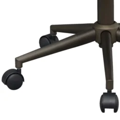 Fabric Office Chair With Curved Back And Contrast Stitching Brown - Benzara -Homcom Furniture Shop GUEST bee8f1a3 2bd0 44c1 9b2b fafb49131ff8