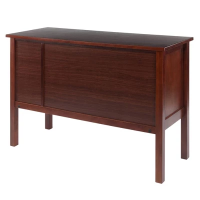 Emmett Writing Desk Walnut - Winsome 7 Emmett Writing Desk Walnut - Winsome - Image 5