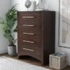 Melonnes 5 Drawer Chest Walnut - HOMES: Inside + Out 1 Melonnes 5 Drawer Chest Walnut - HOMES: Inside + Out -Homcom Furniture Shop GUEST c0feb585 ac9a 4e16 808d 63e60e9e8125