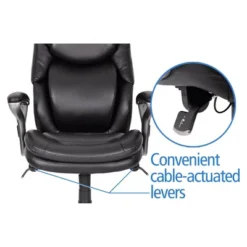 AIR Health & Wellness Managers Chair Black Leather - Serta 26 AIR Health & Wellness Managers Chair Black Leather - Serta -Homcom Furniture Shop GUEST c1cb341e ae99 4cc7 a63c b332d70e2fa1
