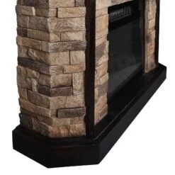 39" Freestanding Electric Fireplace Tan - Home Essentials -Homcom Furniture Shop GUEST c2132cda d5fd 499d bf54 80cdc3ffce6f