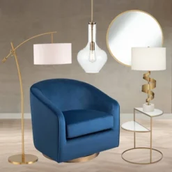 Kensington Hill Modern 2-Tier Half-Moon Gold Accent Side End Table 25" X 22 1/4" White Tempered Glass For Living Room Bedroom Home -Homcom Furniture Shop GUEST c2ba09f8 0450 4a64 a535 66a848d74807