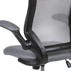 Flash Furniture Mid-Back Mesh Ergonomic Drafting Chair With Adjustable Foot Ring And Flip-Up Arms -Homcom Furniture Shop GUEST c33d8487 f22e 42d2 95d7 9b68b807409e