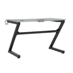 Zone Gaming Table Black/Silver - SD Gaming -Homcom Furniture Shop GUEST c438361d e0a4 4e28 90de 4e6123d9f12b