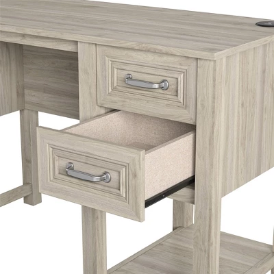 Little Seeds Sierra Ridge Levi Single Pedestal Kids’ Desk, Light Walnut 6 Little Seeds Sierra Ridge Levi Single Pedestal Kids’ Desk, Light Walnut - Image 4