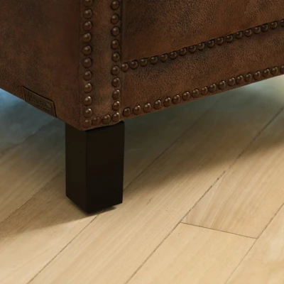 Adaline Antique Fabric Club Chair Brown - Abbyson Living 8 Adaline Antique Fabric Club Chair Brown - Abbyson Living - Image 6