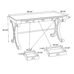 Serenity Desk - Powell Company 27 Serenity Desk - Powell Company -Homcom Furniture Shop GUEST c57ffed7 40e5 4a7d 92f4 180eb42b749f