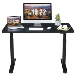 Costway 55''x28'' Electric Standing Desk Sit To Stand Workstation Dual Motor -Homcom Furniture Shop GUEST c5fa3554 cee9 4fd4 8888 0ab357086ea8