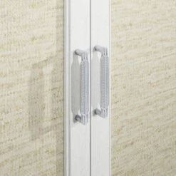 70" Farmhouse Style Natural Wood Desktop TV Stand For TVs Up To 75" White Oak - Home Essentials -Homcom Furniture Shop GUEST c63ea6c8 6bc2 4127 a123 893d6ce8f0f9