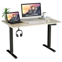 Costway Office Electric Adjustable Standing Up Desk Dual Motor W/ Controller -Homcom Furniture Shop GUEST c9651a60 82f2 49b4 9801 a21d8b85e318