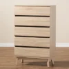 Mirren Light Oak 5 Drawer Chest Brown/Dark Gray - Baxton Studio 1 Mirren Light Oak 5 Drawer Chest Brown/Dark Gray - Baxton Studio -Homcom Furniture Shop GUEST ca67f60e cbd5 4a74 93ea 0656712a8068