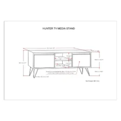 Moreno TV Stand - WyndenHall -Homcom Furniture Shop GUEST cb3fe764 dd26 456e 878e 7bf50325b869