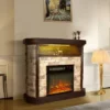 39" Freestanding Electric Fireplace Tan - Home Essentials -Homcom Furniture Shop GUEST cc1f42cb cfe9 49fa 9b3b 463fe1b42f36