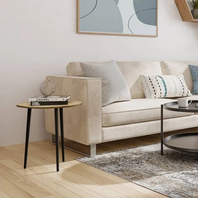 Ladd Metal Side Table Gold - WyndenHall 3 Ladd Metal Side Table Gold - WyndenHall