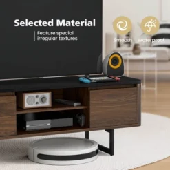 Costway TV Stand Entertainment Media Console W/ 2 Cabinets & Adjustable Shelf -Homcom Furniture Shop GUEST cd0a1b6c 622f 45a6 ae2c 1ce896565e7c