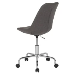 Emma And Oliver Mid-Back Dark Gray Fabric Pneumatic Lift Task Office Chair -Homcom Furniture Shop GUEST ce67a46d 566b 4a6d ac7e 9acf54ed2f53