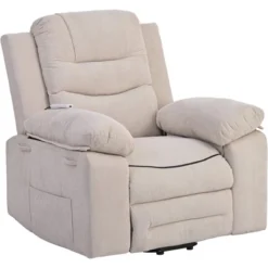 Electric Lift Recliner With Adjustable Massage, Heating Function, Infinity Positions And Side Pockets - ModernLuxe -Homcom Furniture Shop GUEST ce67fa37 d7c8 4277 a86b f16833c1d982
