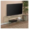 Ramona Console With Shelf TV Stand For TVs Up To 44" Clear - Christopher Knight Home -Homcom Furniture Shop GUEST cef7d21c 741d 4f1a 9e3e 9209ef12b4e2