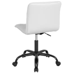 Emma And Oliver Home Office Armless Task Office Chair With Tufted Back/Seat -Homcom Furniture Shop GUEST cf573aad e49a 4ace 9695 819dc11f5798